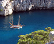 spectacular nature of Calanques near Marseilles